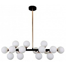 Люстра на штанге lumina deco marsiada ldp 6033-16 bk-md